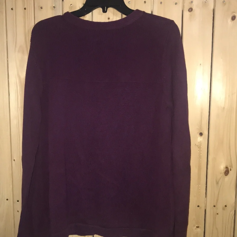 Bass Purple Sweater M - Picture 4 of 4